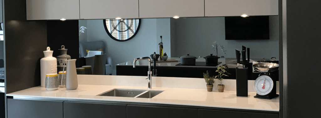 Kitchen Mirrored Splashback